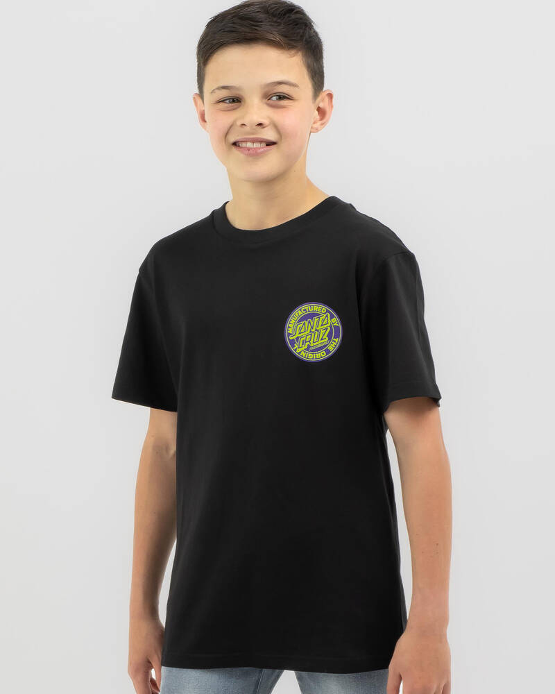 Santa Cruz Boys' Reverse MFG Dot T-Shirt for Mens