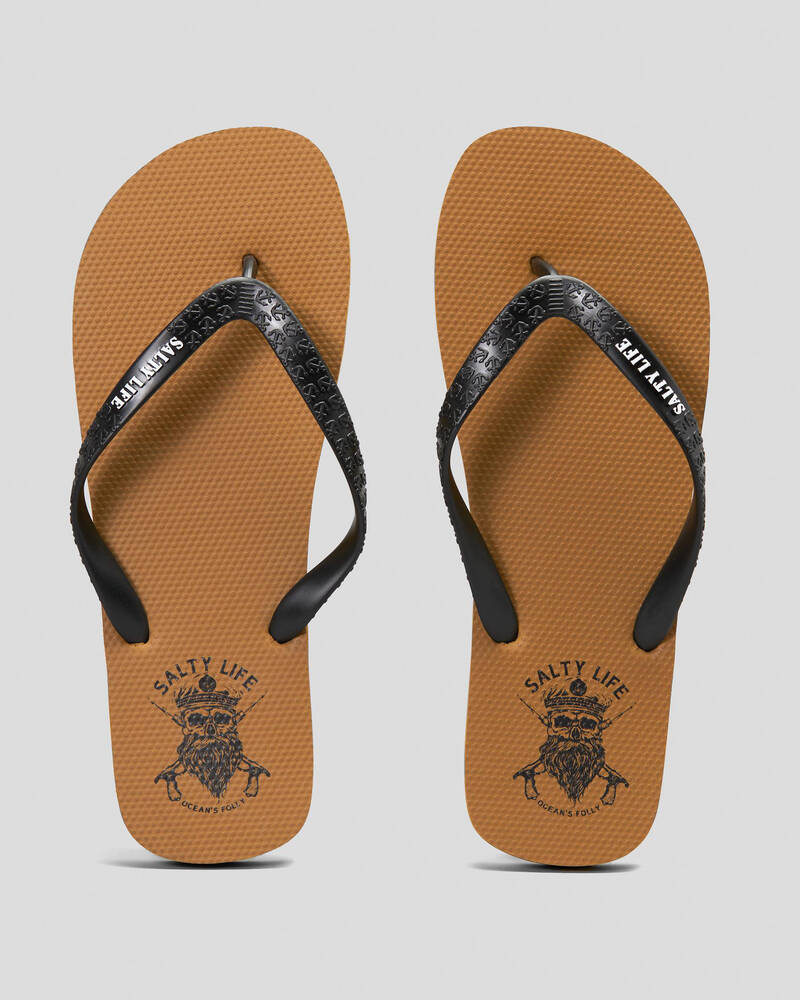 Salty Life Overboard Thongs for Mens