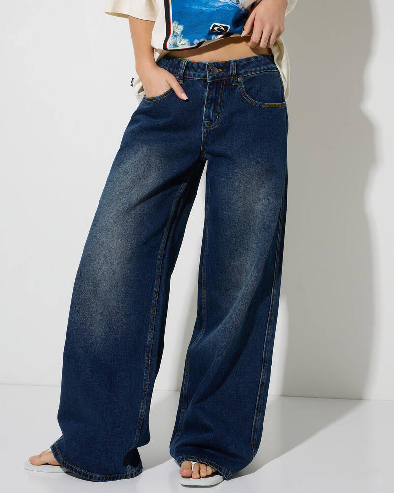 Rip Curl Archive Baggy Low Rise Jeans for Womens
