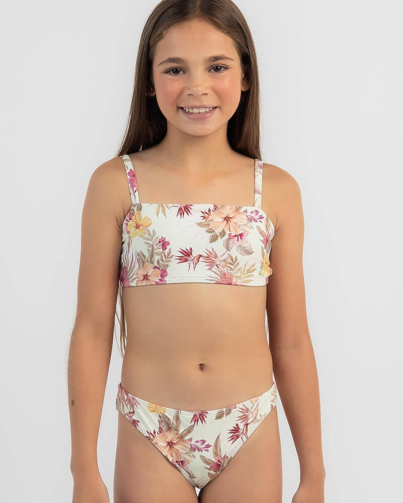 Topanga Girls' Beachcomber Bandeau Bikini Set for Womens