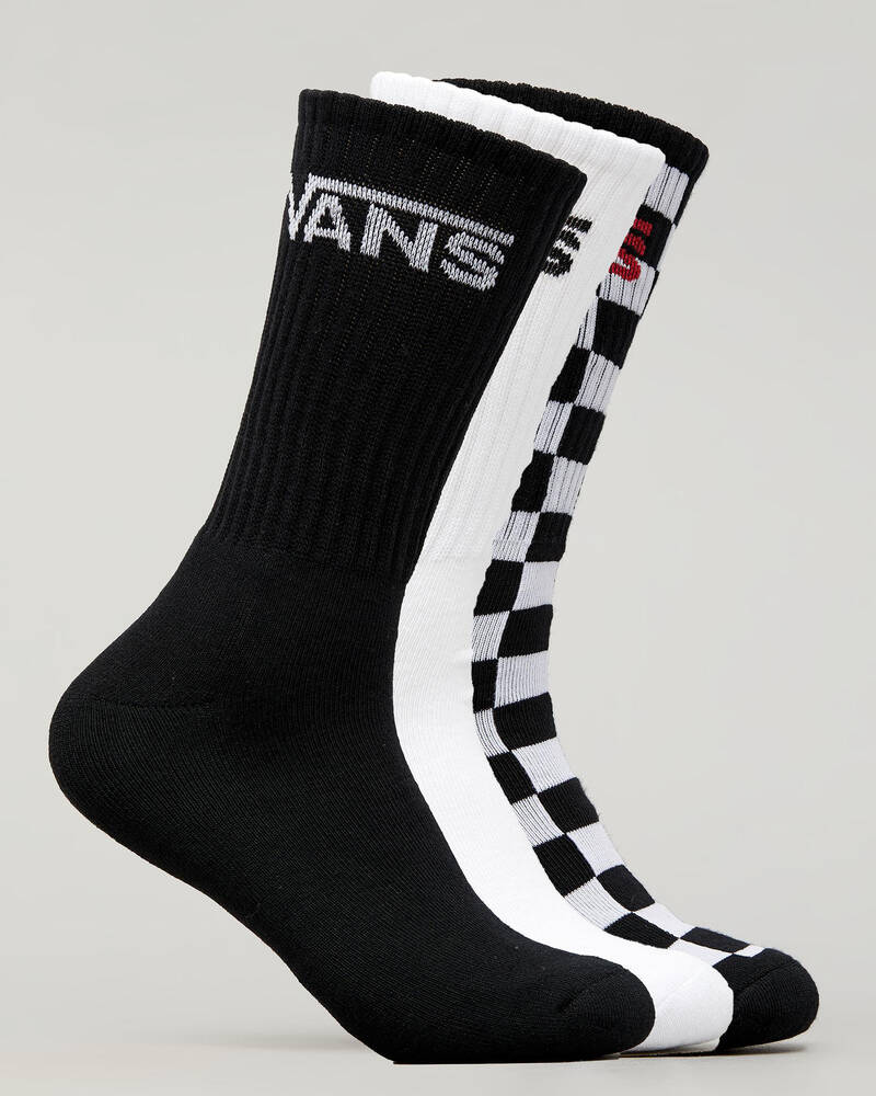 Vans Classic Crew Socks 3 Pack S/M for Mens