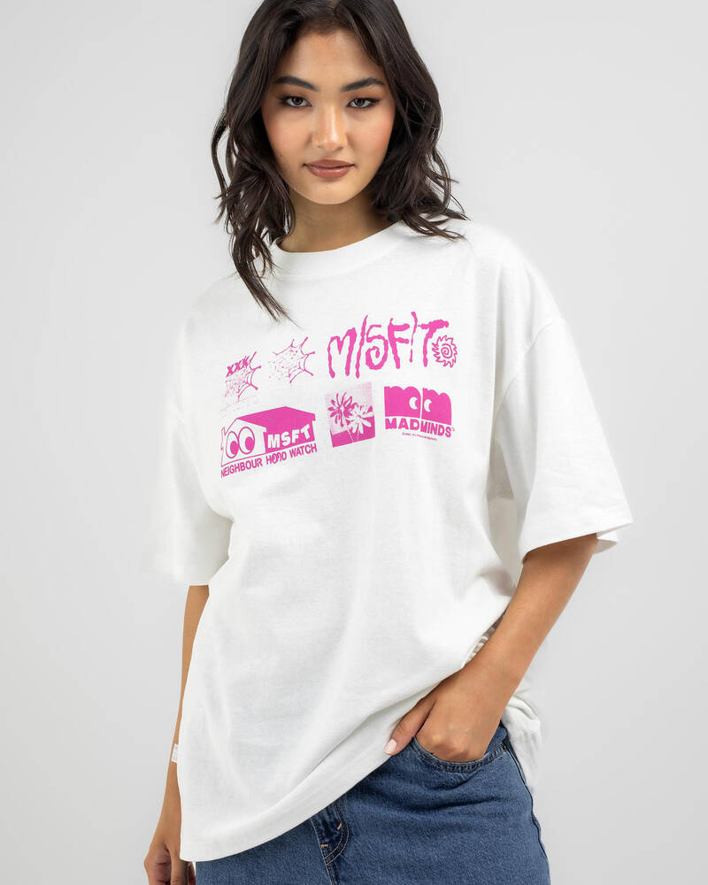 M/SF/T Hood Watch OS T-Shirt for Womens