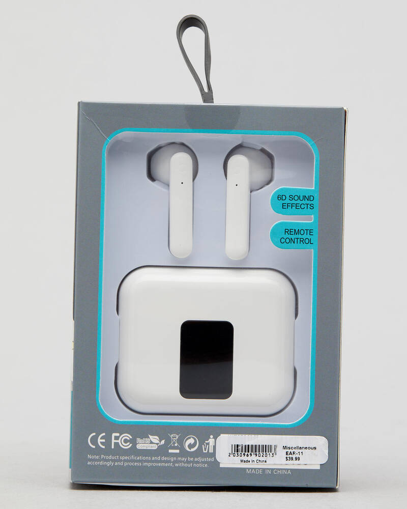 Get It Now Digital display Wireless Earbuds Headphones for Unisex