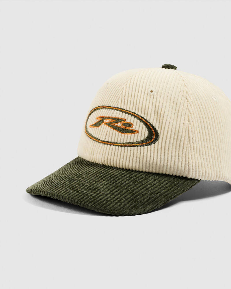 Rusty Orbit Cord Six Panel Cap for Mens