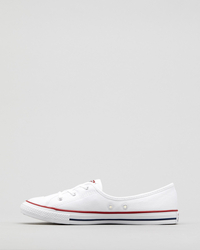 Converse Womens All Star Ballet Lace Shoes for Womens image number null