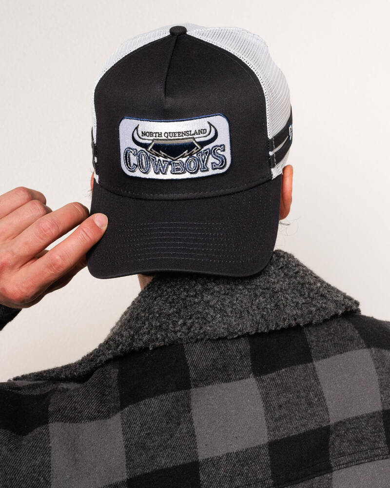New Era Retro North Queensland Cowboys 9Forty A-Frame Trucker Cap for Mens