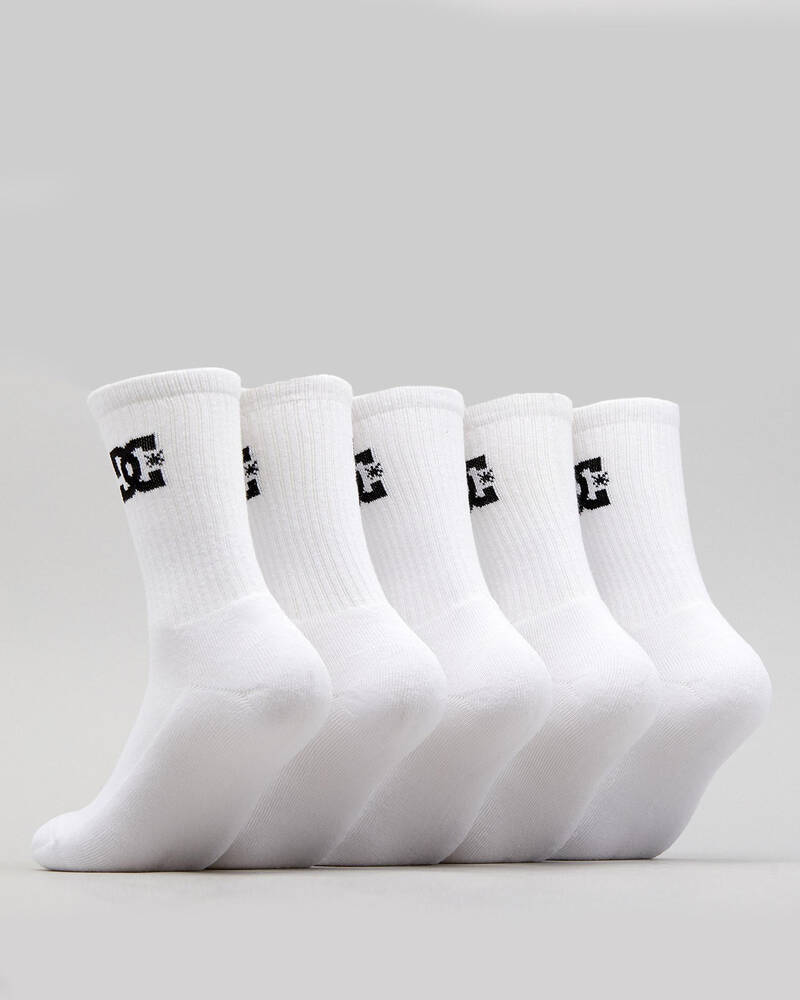 DC Shoes DC Crew Socks 5 Pack for Mens