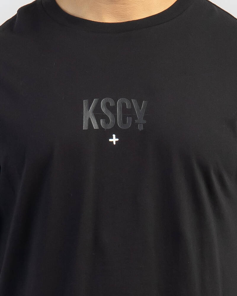 Kiss Chacey Noir Dual Curved T-Shirt for Mens