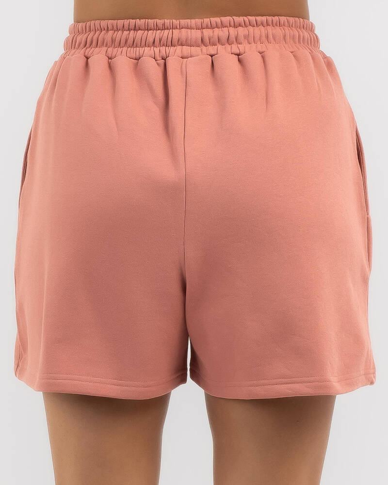 Unit Womens Husky High Waist Fleece Shorts for Womens