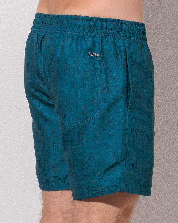 Lucid Encrypted Elastic Waist Shorts for Mens