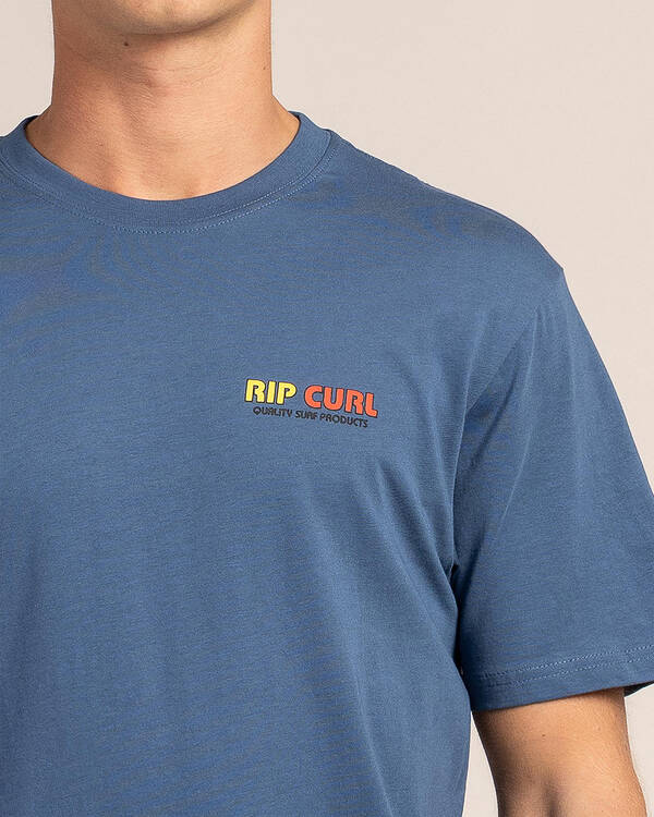 Rip Curl Surf Revival Lined Up T-Shirt for Mens