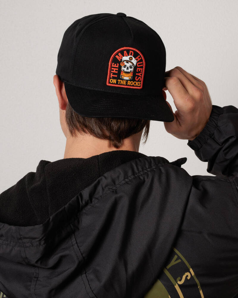 The Mad Hueys Triple On The Rocks Snapback Cap for Mens