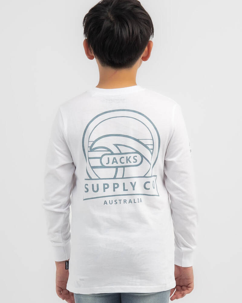 Jacks Boys' Eruption Long Sleeve T-Shirt for Mens