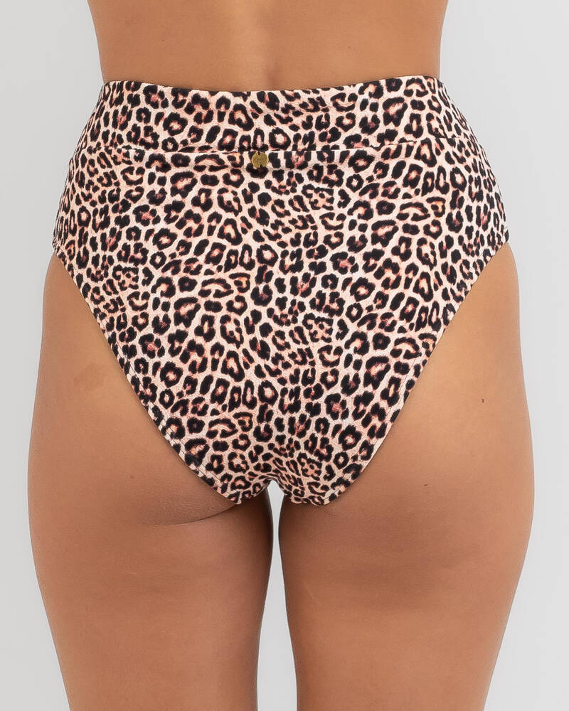 Kaiami Kitty High Waist Bikini Bottom for Womens
