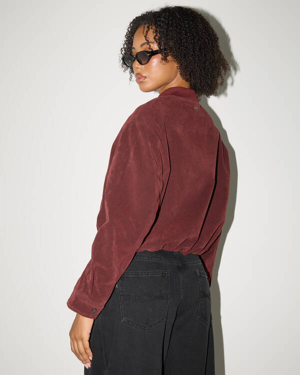 Ava And Ever Dallas Faux Suede Jacket for Womens