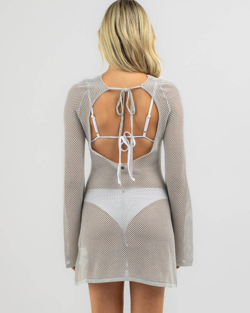 Kaiami Shimmer Crochet Cover Up for Womens