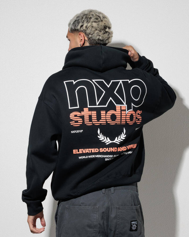 Nena & Pasadena Major Box Fit Hoodie for Mens