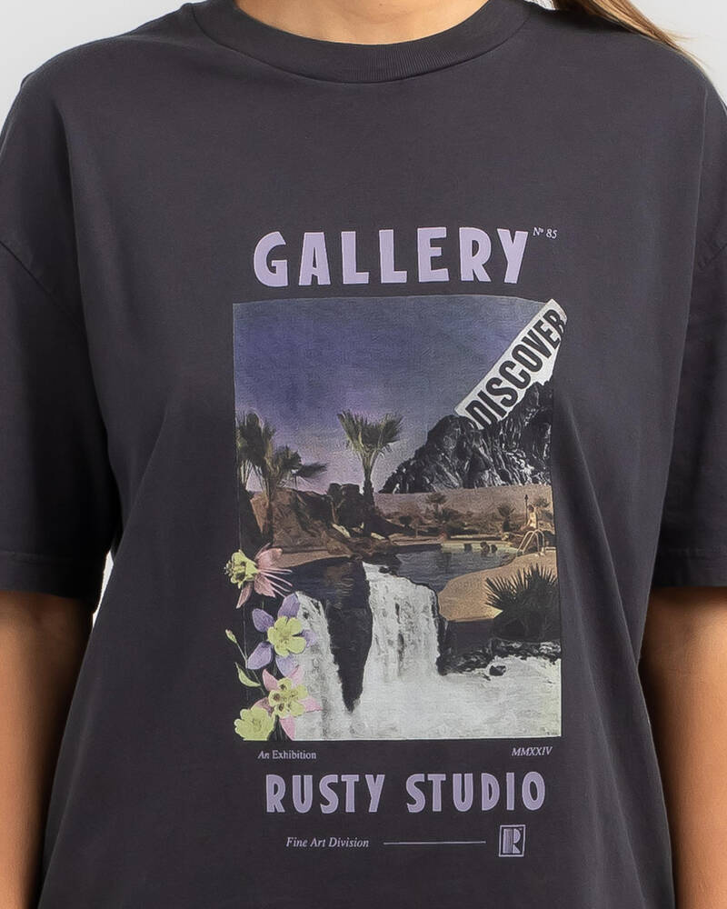 Rusty Rusty Studio Oversized T-Shirt for Womens