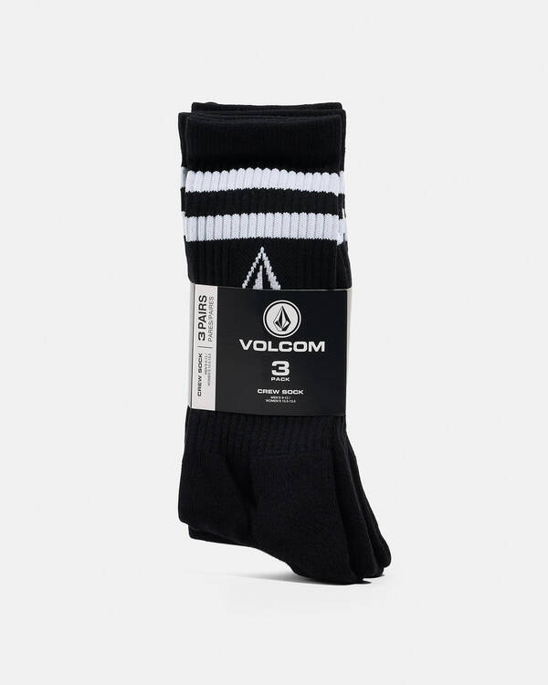 Volcom MFO Retro Stone Socks 3 Pack for Mens