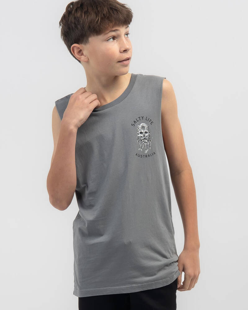 Salty Life Boys' Hollander Muscle Tank for Mens