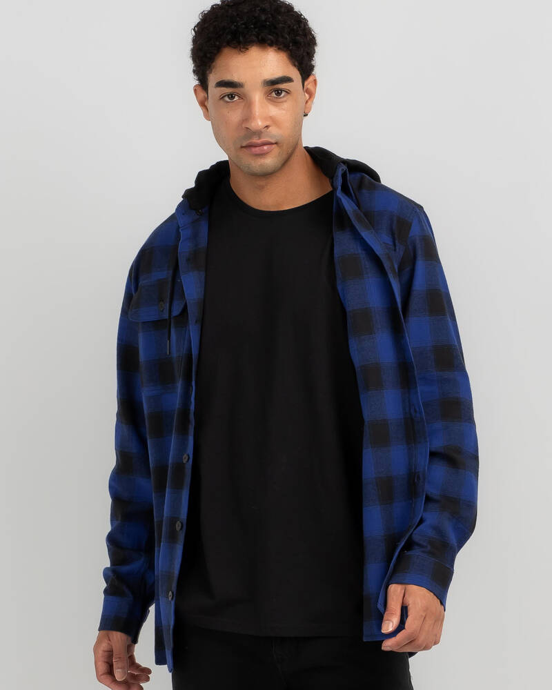 Dexter Stacked Hooded Flanno for Mens