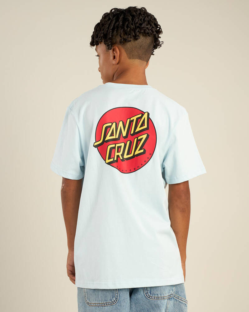 Santa Cruz Boys' Classic Dot Chest T-Shirt for Mens
