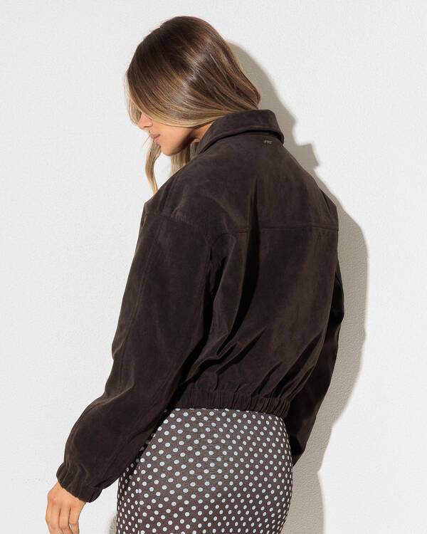 Ava And Ever Halie Faux Suede Jacket for Womens