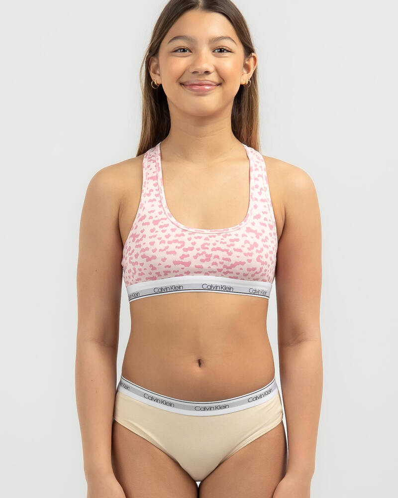 Calvin Klein Girls' Bikini Brief 3 Pack for Womens