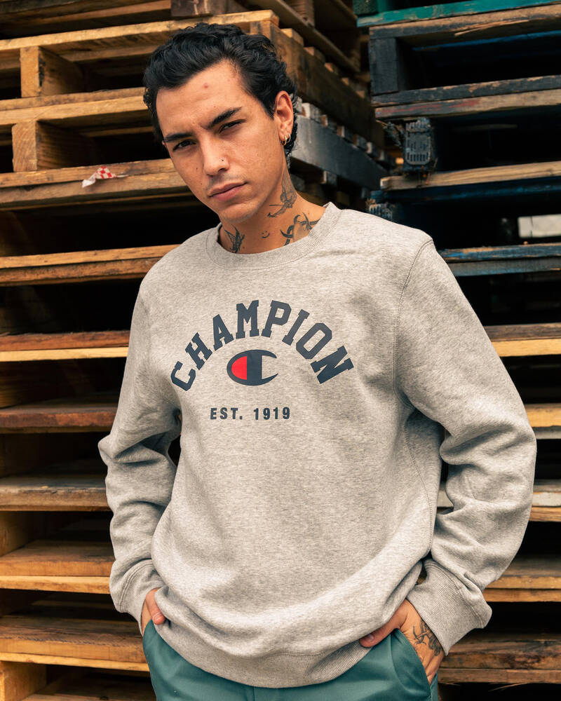 Champion Sporty Crew Sweatshirt for Mens