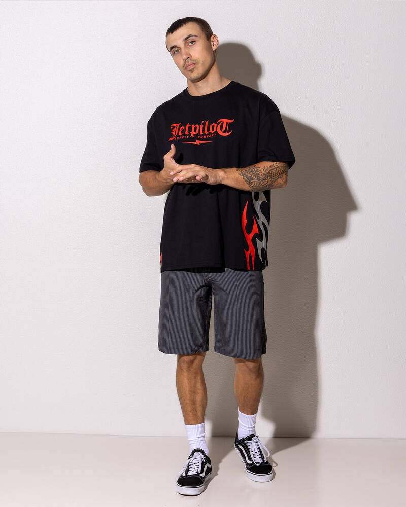 Jetpilot Tribal Heavy T-Shirt for Mens