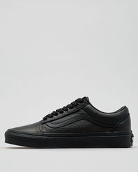 Vans Womens Old Skool Leather Shoes for Womens image number null
