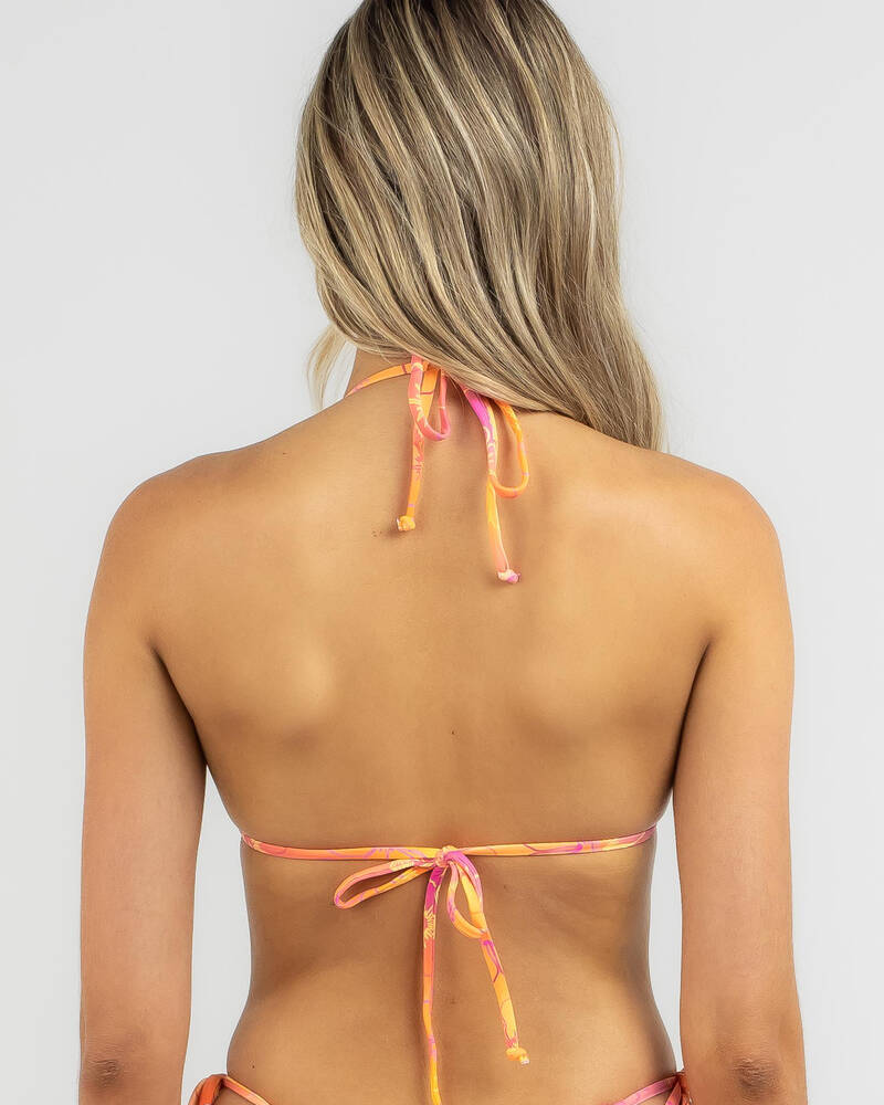 Topanga Sunshine Triangle Bikini Top for Womens
