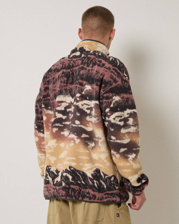 Columbia Helvetia II Printed Half Snap Fleece Sweatshirt for Mens