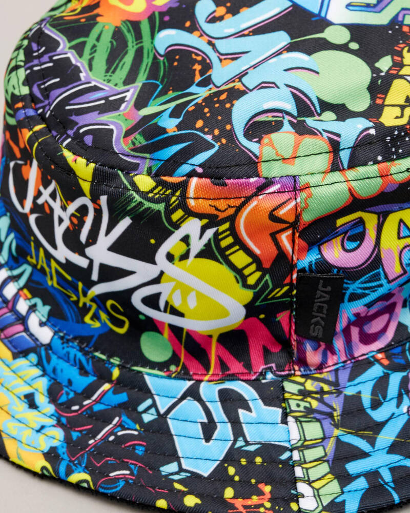 Jacks Boys' Tagged Reversible Bucket Hat for Mens
