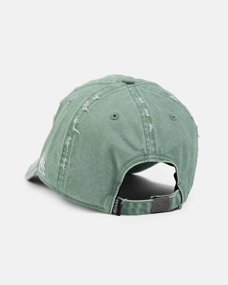 Von Dutch Distressed Zigzag Dad Cap for Mens