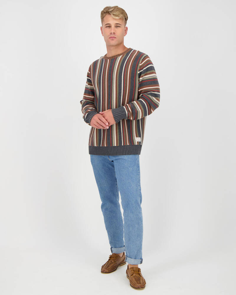 Rhythm Vacation Stripe Knit Jumper for Mens