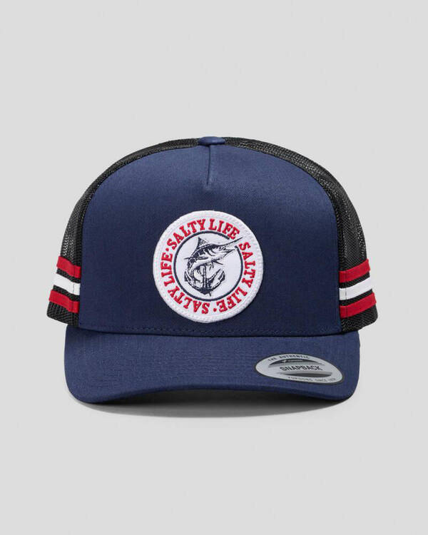 Salty Life Once Bitten 4.0 Trucker Cap for Mens