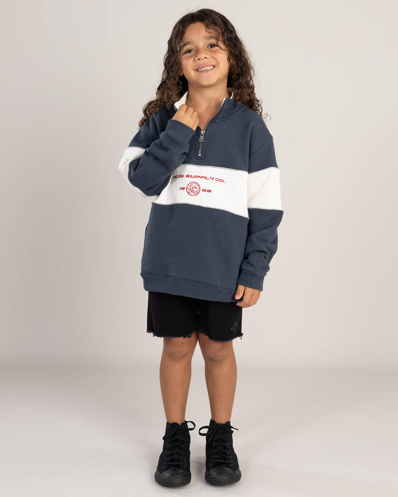 Jacks Toddlers' Zone Quarter Zip Sweatshirt for Mens