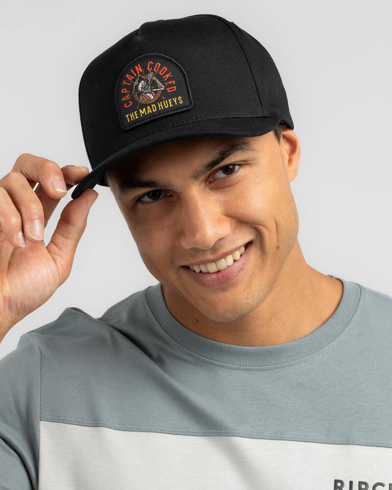The Mad Hueys Cooked Captain Twill Snapback Cap for Mens