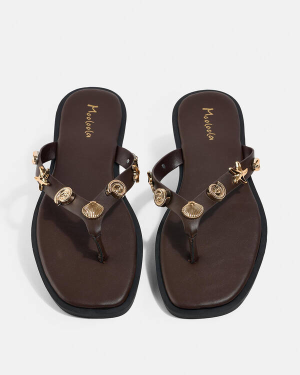 Mooloola Koa Thong Sandals for Womens