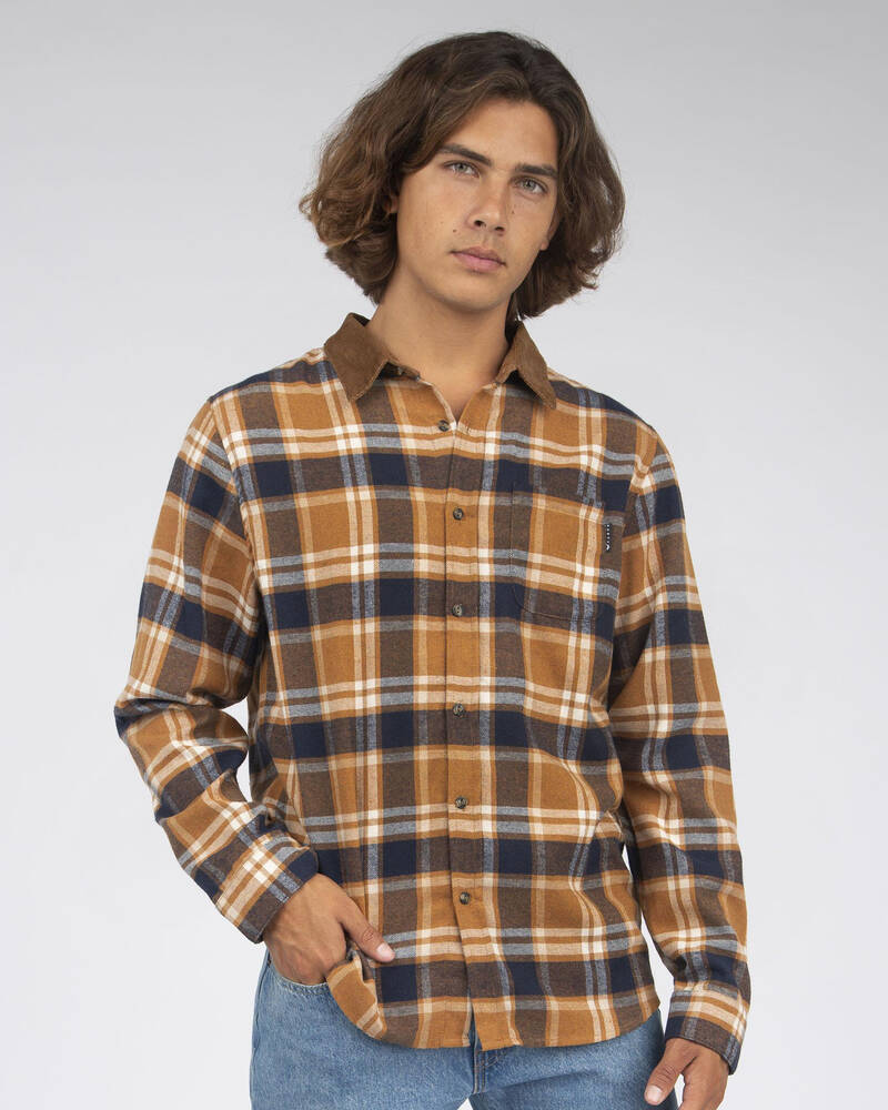 Rusty Sub Culture Flannel Shirt for Mens