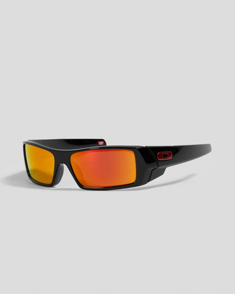 Shop Oakley Gas Can Sunglasses In Polished Black/prizm Ruby Fast