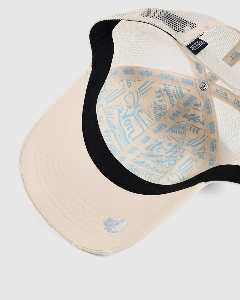 Von Dutch Distressed Trucker Cap for Unisex