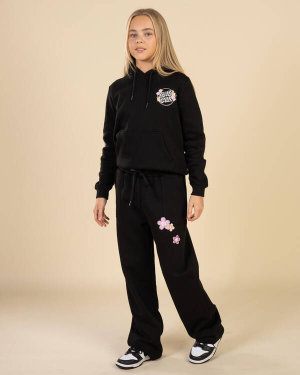 Santa Cruz Girls' Blooming Stack Dot Track Pants for Womens