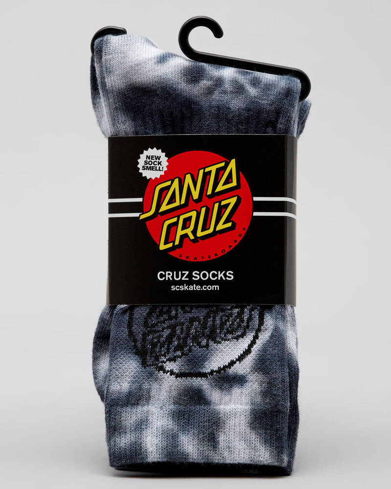Santa Cruz Womens Opus Dot Tie Dye Sock Pack for Womens