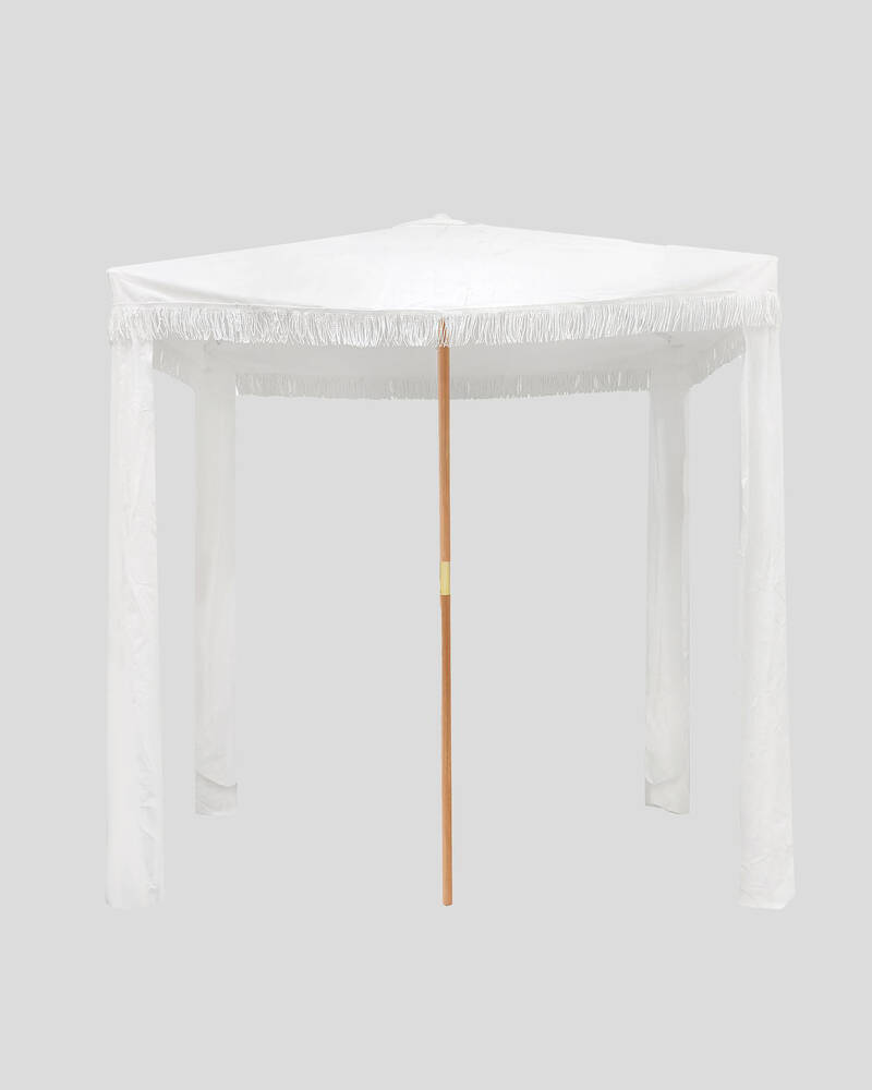 Get It Now Tulum Canvas with Wood Pole Beach Cabana for Unisex