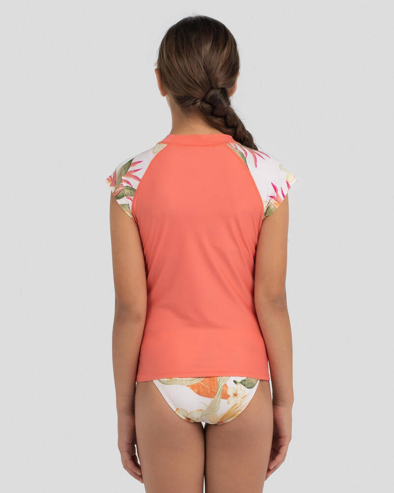 Rip Curl Girls' Leilani Rash Vest Set for Womens
