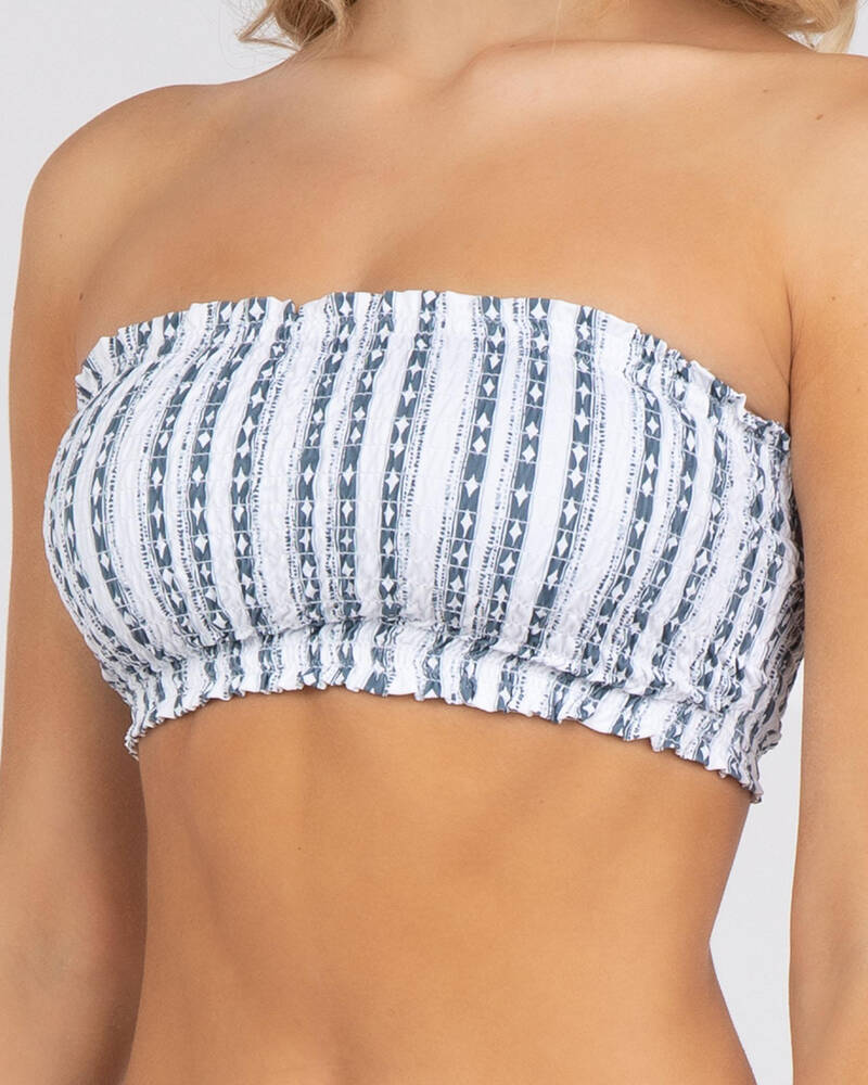 Rip Curl Navy Beach Bikini Top for Womens