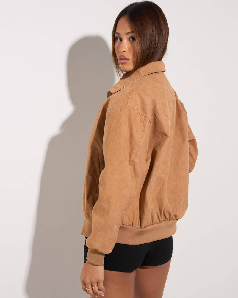 Ava And Ever Dune Faux Suede Jacket for Womens