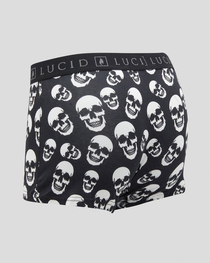Lucid Endless Skulls Boxer Shorts for Mens
